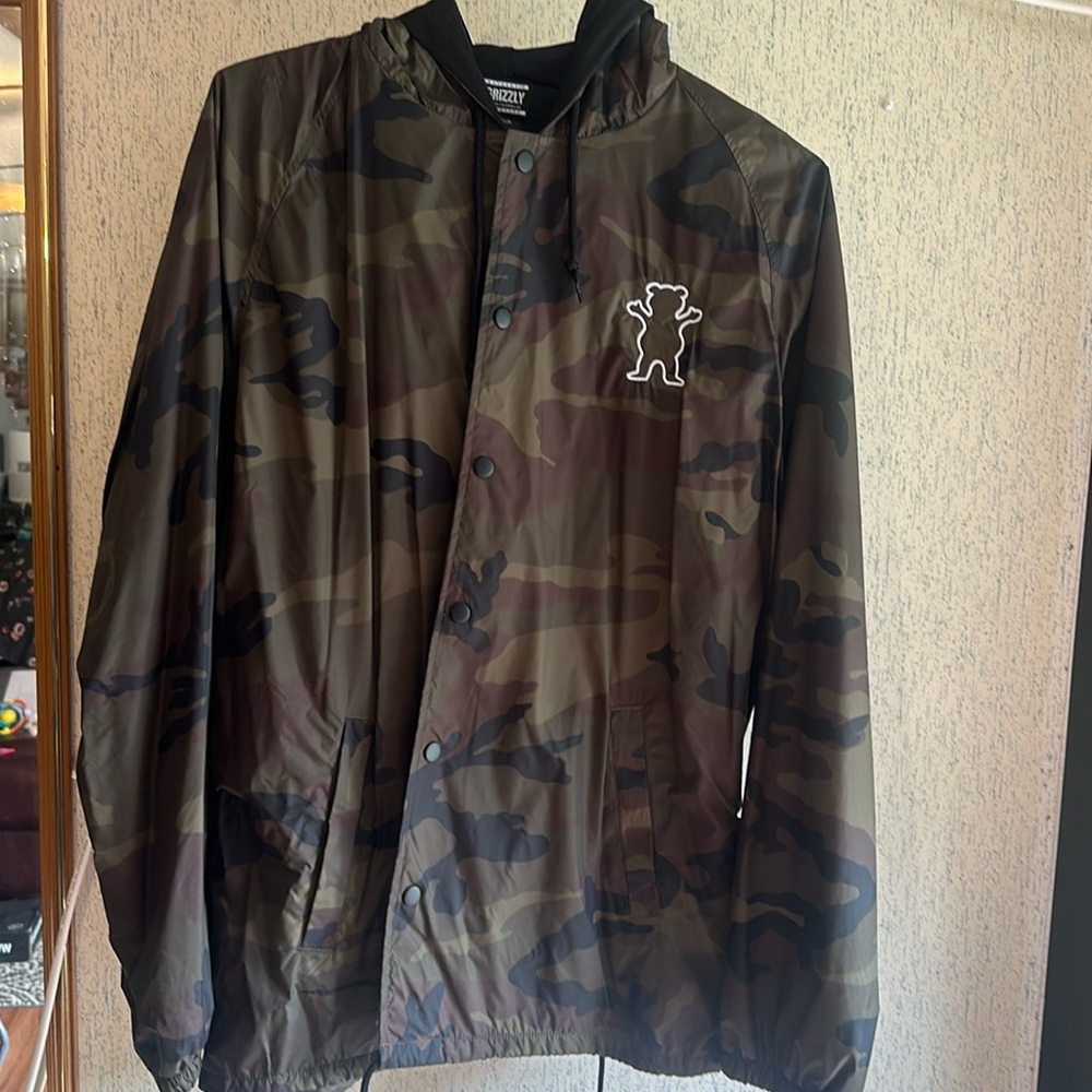 Grizzly camo lightweight jacket